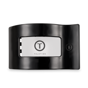 Flat Rectangle Hair Clip | Large | Jet Black