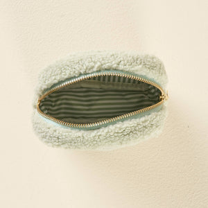 Teddy Pouch-Square Dainty Floral Sage