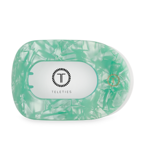 Flat Round Hair Clip | Large | Spring Splash