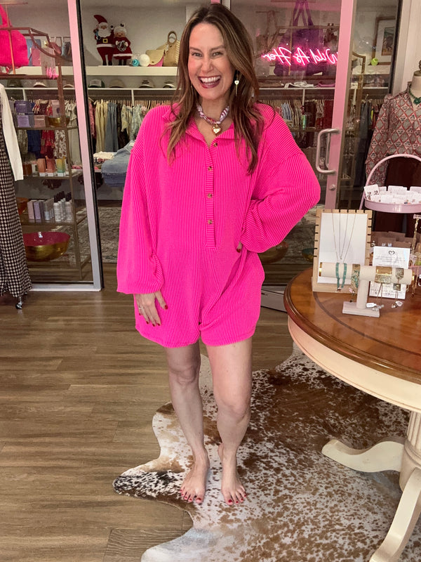 Fuchsia Fun Romper