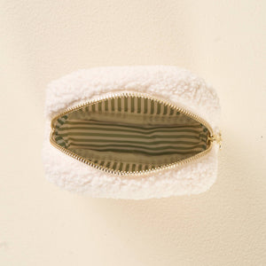 Teddy Pouch-Square Dainty Floral Pink