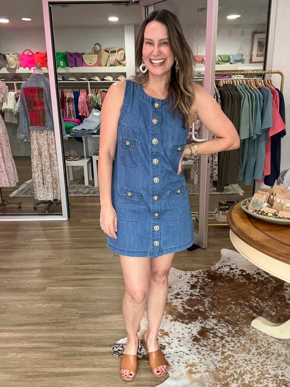 Golden Hour Denim Dress