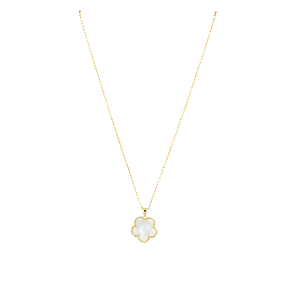 Adeline Pendant Necklace: Mother of Pearl