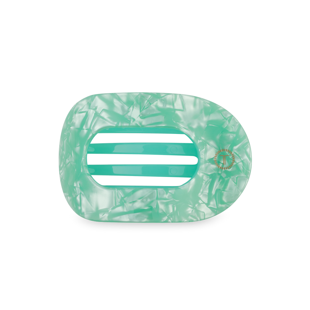 Flat Round Hair Clip | Medium | Spring Splash