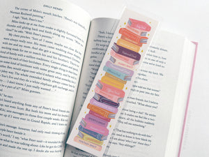 Smut Book Stack Laminated Bookmark