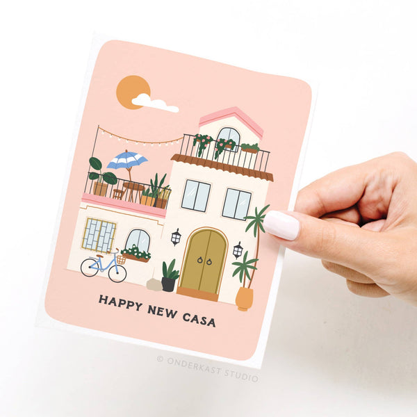 Happy New Casa Greeting Card