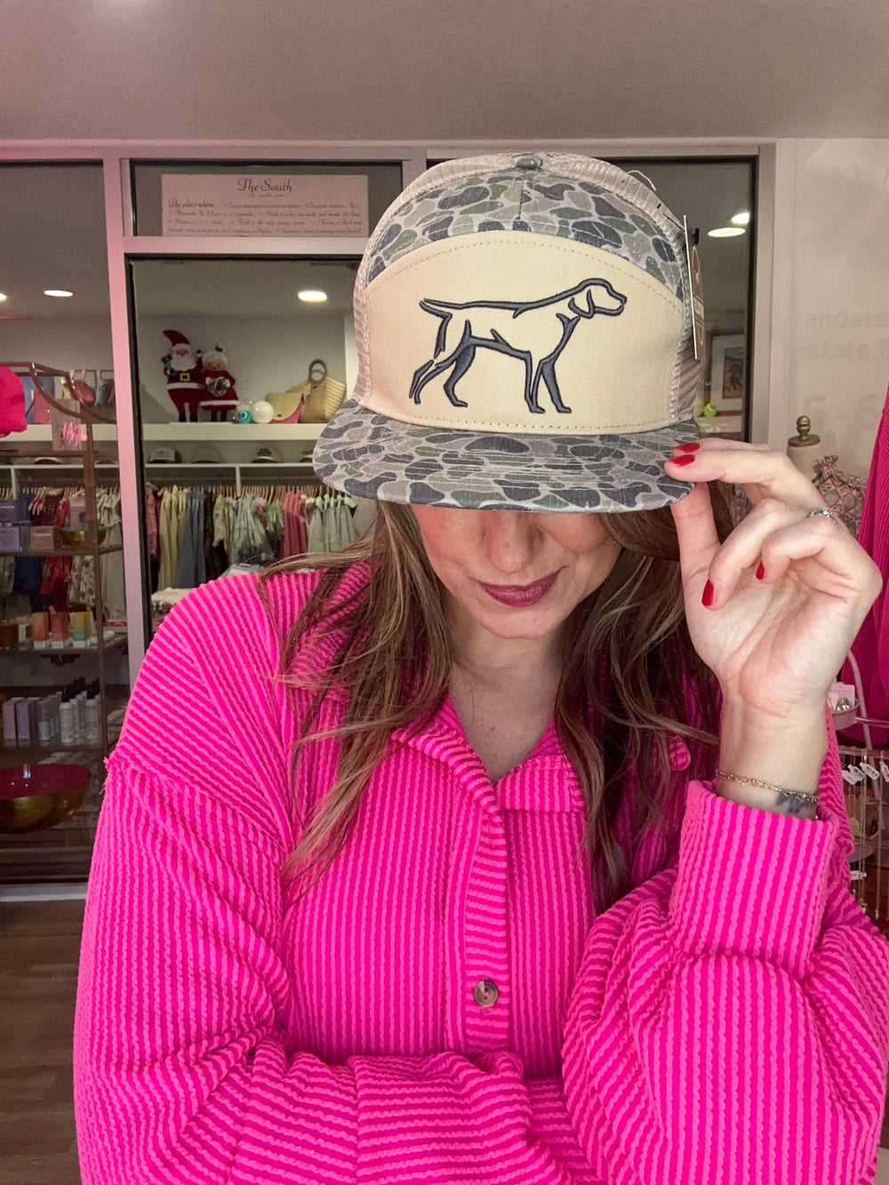 Backwoods Camo 7 Panel Hat