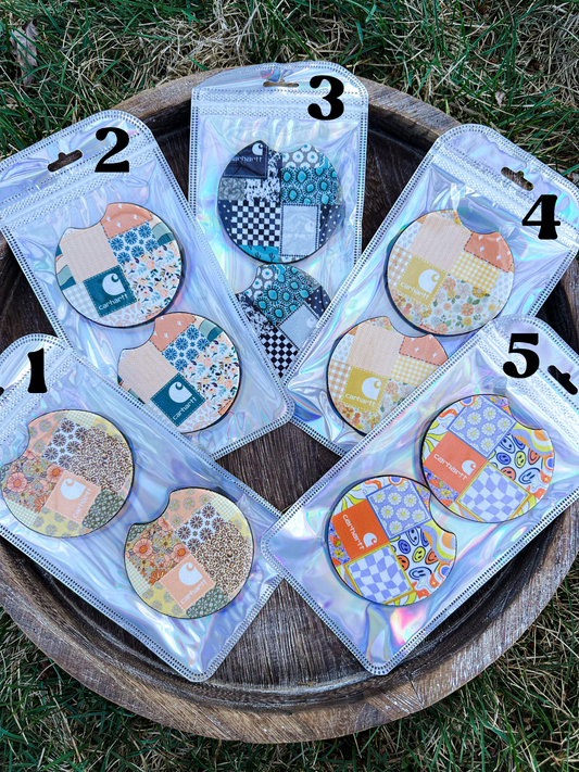 CH Patchwork (1) - WAH Car Coasters