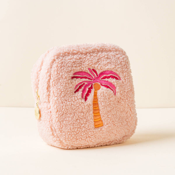 Teddy Pouch-Square Palm Tree