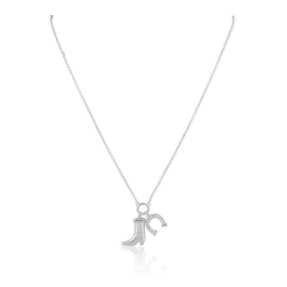 Savannah Western Necklace: Silver