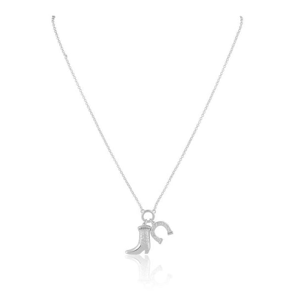 Savannah Western Necklace: Silver