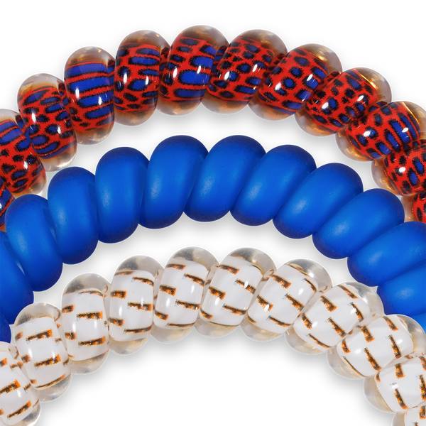 Spiral Hair Coils | Small | Go Gators! Hair Ties