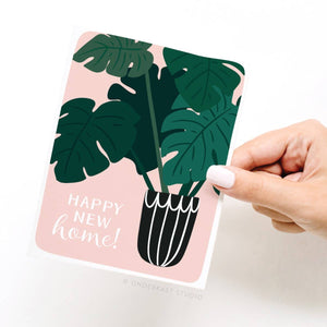 Happy New Home! House Plant Greeting Card