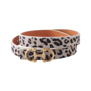 Wild Ride Leopard Leather Belt