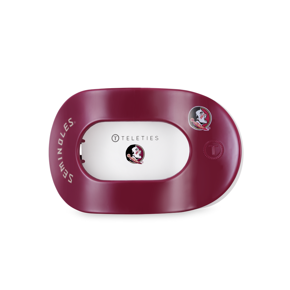 Flat Round Hair Clip | Medium | Go Noles!