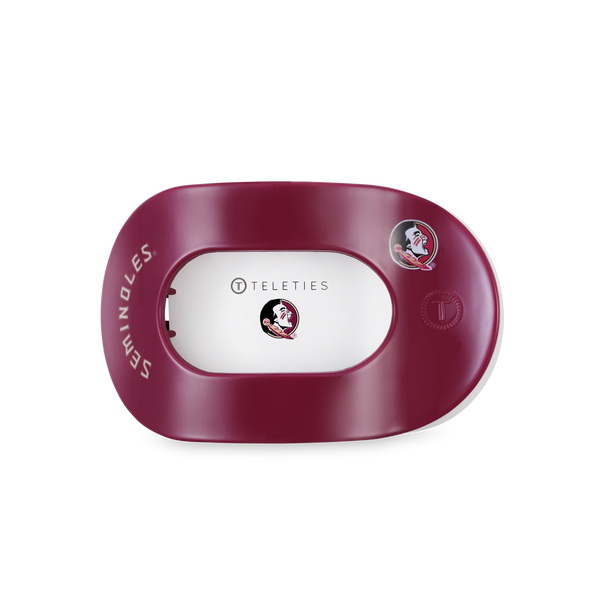 Flat Round Hair Clip | Medium | Go Noles!