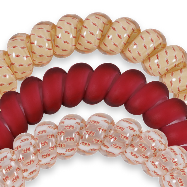 Spiral Hair Coils | Large | Go Noles! Hair Ties