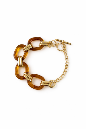Mocha Link Bracelet