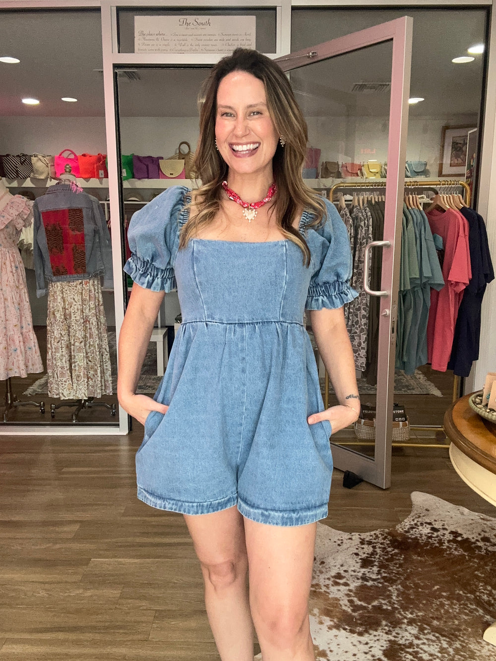 Denim Darling Romper