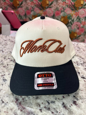 Mom Club Trucker Hat – Black, Copper & Cream