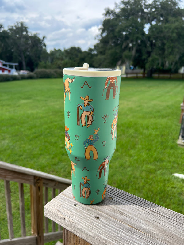 Life of a Cowboy 40 oz Tumbler