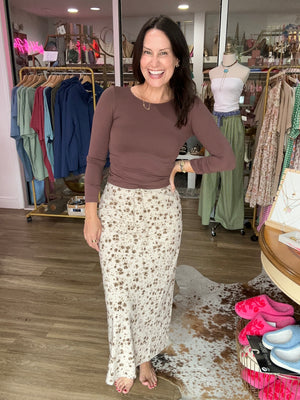 Meadow Lace Midi Skirt
