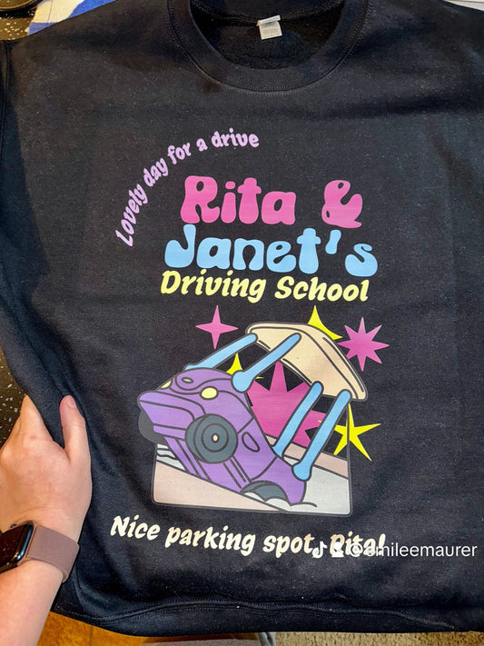 Rita & Janet Driving School - WAH Tee