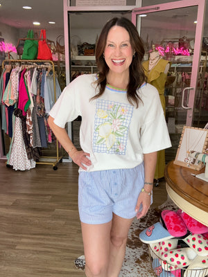Limoncello Embroidered Top