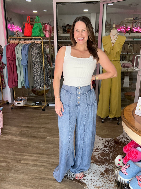 Indigo Easy Flow Pant