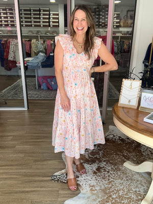 Rosé Reverie Dress