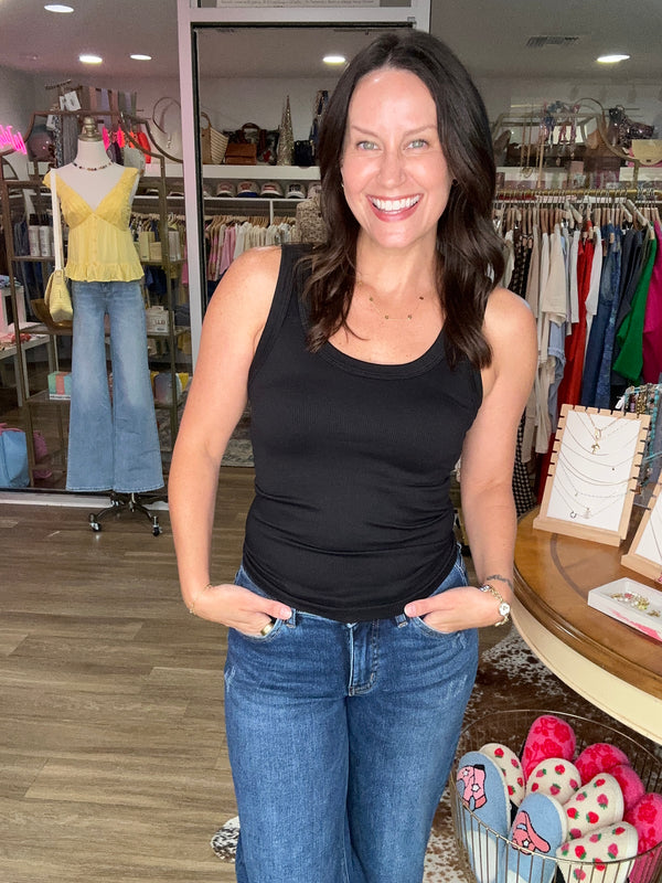 Reversible Ribbed Tank Top
