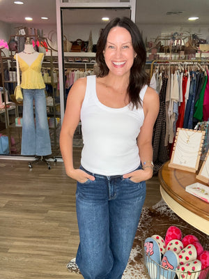 Reversible Ribbed Tank Top