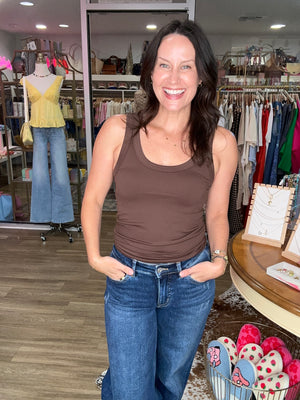 Reversible Ribbed Tank Top