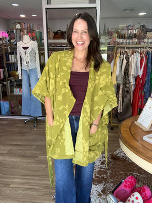 Color Pop Oversized Cardigan