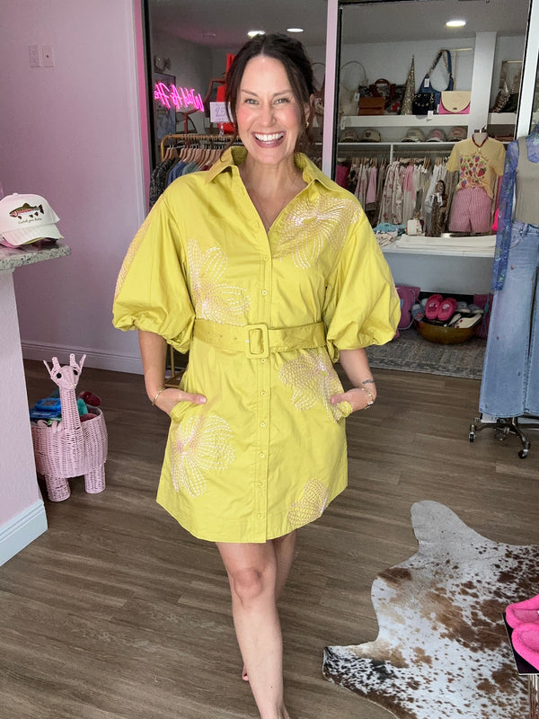 Garden Party Shirt Dress