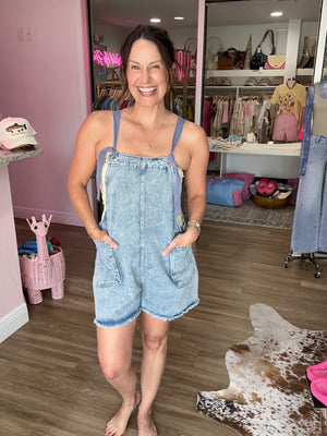 Sunny Side Overall Romper
