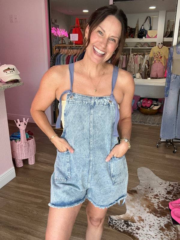 Sunny Side Overall Romper