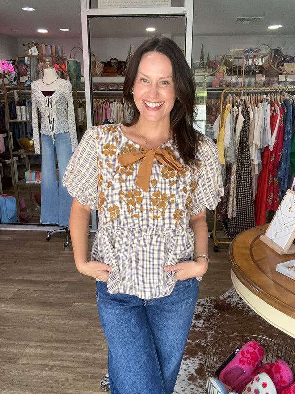 French Countryside Babydoll Blouse