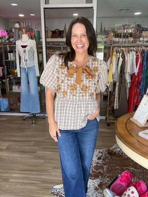 French Countryside Babydoll Blouse