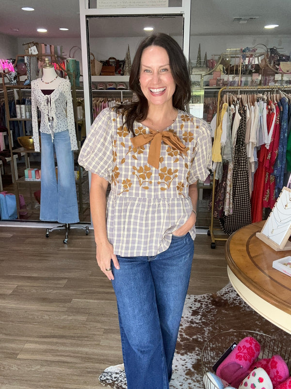 French Countryside Babydoll Blouse