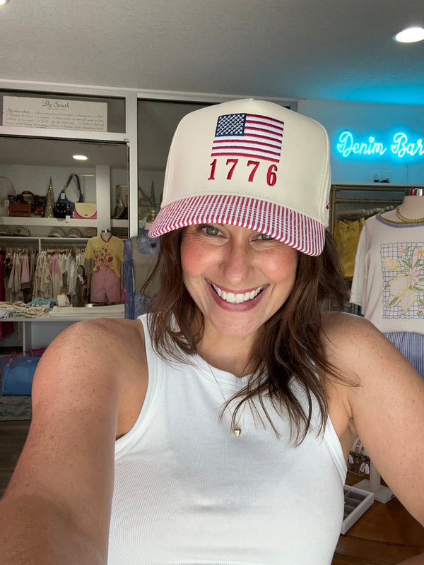 1776 American Flag Hat