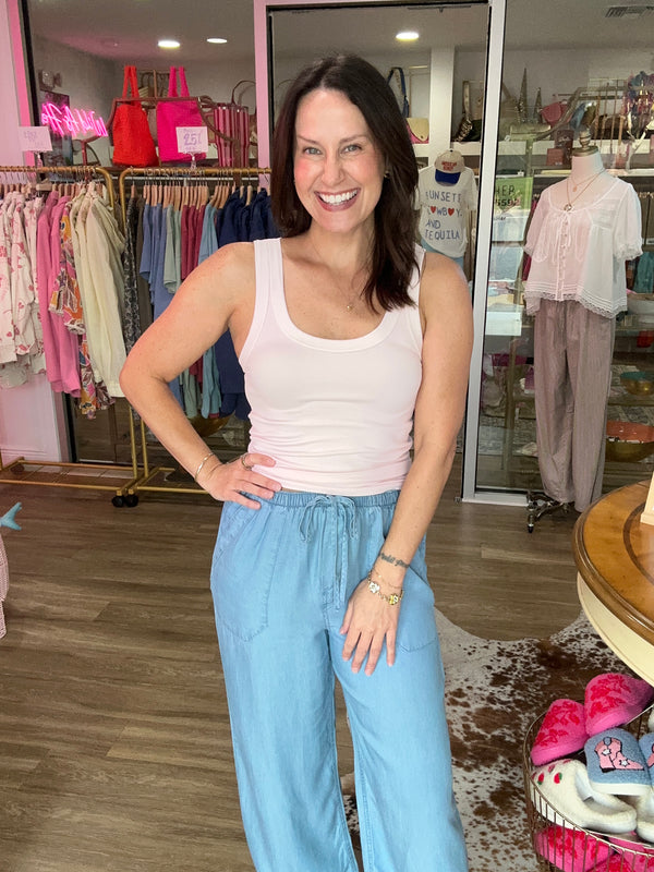 Reversible Ribbed Tank Top