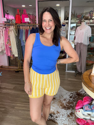 Reversible Ribbed Tank Top