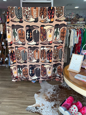 Boot Scootin' Blanket