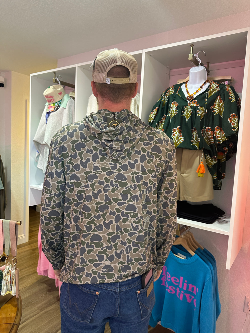 Backwoods Camo Light Weight Hoodie