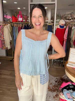 Lace & Tie Tank