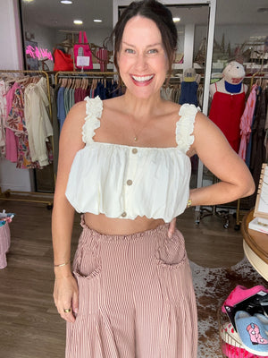 Sweet Meadow Ruffle Tank