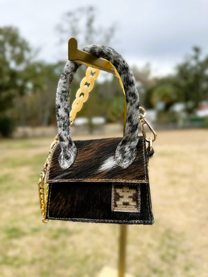 Patootie Tiny Hand Bag - Tri Spotted