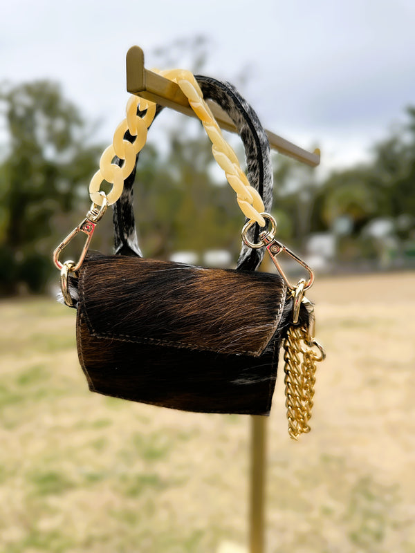 Patootie Tiny Hand Bag - Tri Spotted