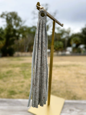 The 12” Leather Tassel – Statement Accent